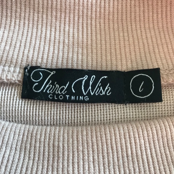 Christmas Third Wish Faux-Fur Sequin Snowman Cropped Sweatshirt Size L Mauve - Picture 5 of 6